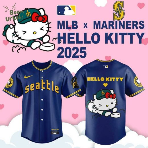 Limited Edition S.Mariners x Hello Kitty 2025 City Connect Jersey