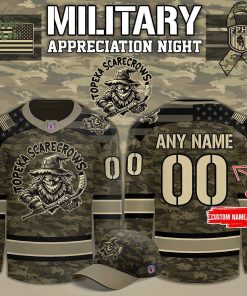 Limited Edition Topeka Scarecrows x Military Night 2025