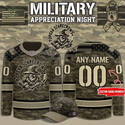 Limited Edition Topeka Scarecrows x Military Night 2025