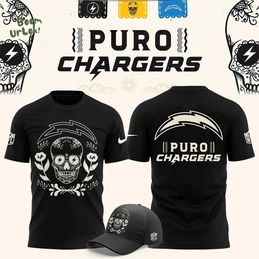Limited Los Angeles Chargers '' Puro chargers '' T-Shirt 2025 Limited Los Angeles Chargers '' Puro chargers '' T-Shirt 2025