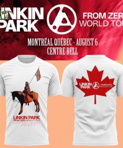 Limited edition Linkin Park From Zero World Tour Centre Bell – Montreal, Quebec T-Shirt