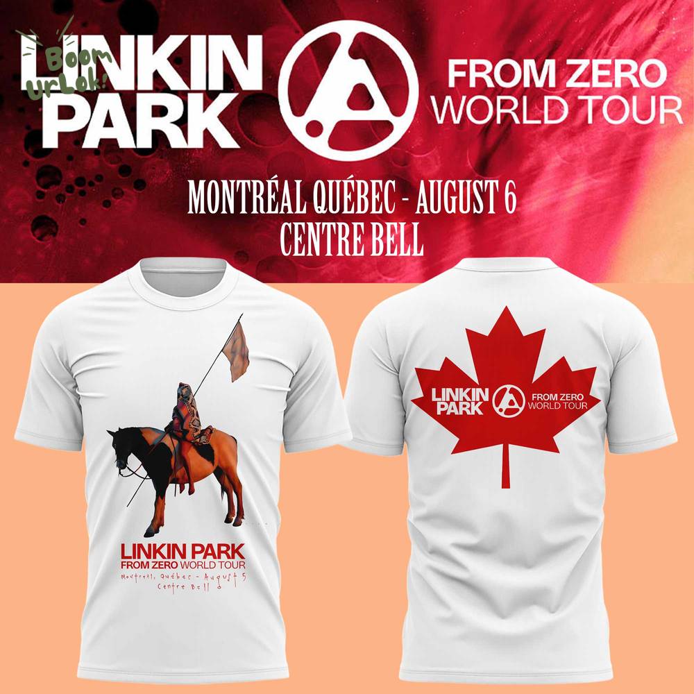 Limited edition Linkin Park From Zero World Tour Centre Bell - Montreal, Quebec T-Shirt Limited edition Linkin Park From Zero World Tour Centre Bell - Montreal, Quebec T-Shirt