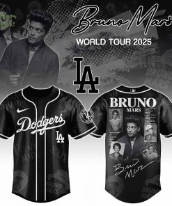 Los Angeles Dodgers x Bruno Mars at Park MGM 2025 Jersey Editions Limited
