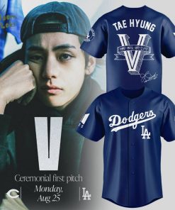 Los Angeles Dodgers x Tae-Hyung Blue Jersey