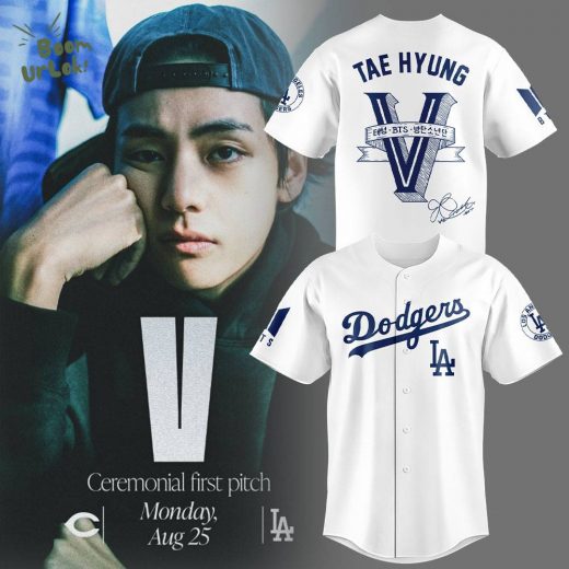 Los Angeles Dodgers x Tae-Hyung White Jersey