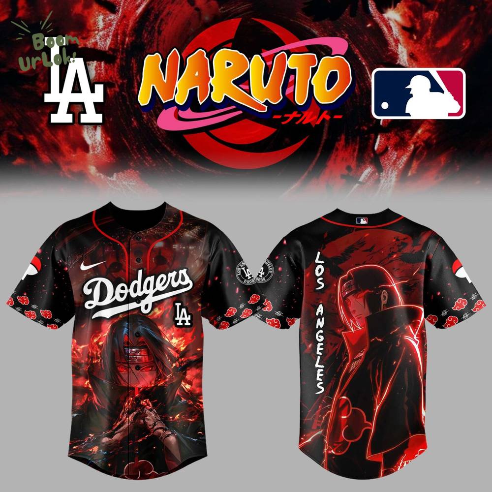 Los Angeles Dodgers x Uchiha Itachi Jersey Los Angeles Dodgers x Uchiha Itachi Jersey