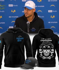 Men’s Black Los Angeles Chargers California Love x Puro Chargers Foundation Hoodie