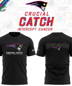 Men’s New England Patriots Black 2025 NFL Crucial Catch Tri-Blend Dri-FIT T-Shirt
