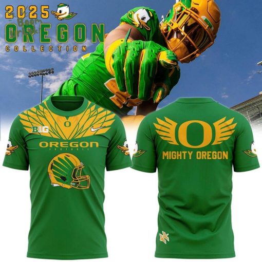 Men’s Nike Green/yellow Oregon Ducks Football 2025 T-shirt