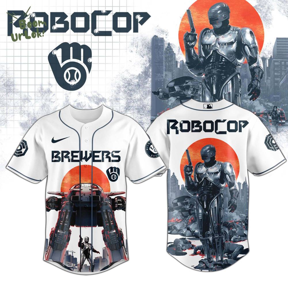 Milwaukee Brewers Special Robocop Limited Edition Jersey 2025 Milwaukee Brewers Special Robocop Limited Edition Jersey 2025