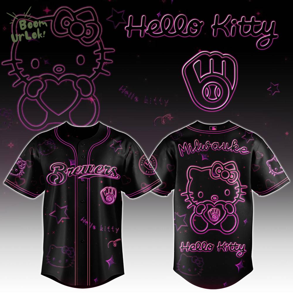 Milwaukee Brewers x Hello Kitty Edition Limited Jersey Milwaukee Brewers x Hello Kitty Edition Limited Jersey