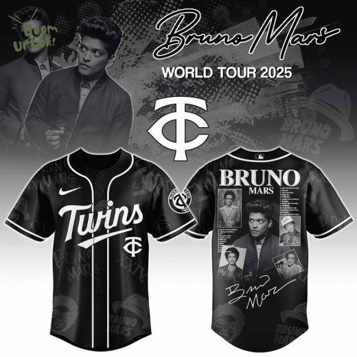 Minnesota Twins x Bruno Mars at Park MGM 2025 Jersey Editions Limited