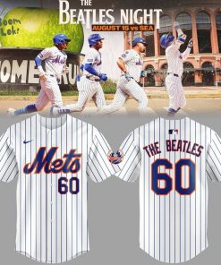 NY Mets x The Beatles Night Limited Edition Jersey