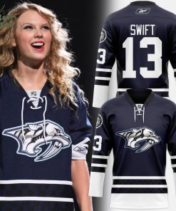 Nashville Predators Navy Taylor Swift jersey