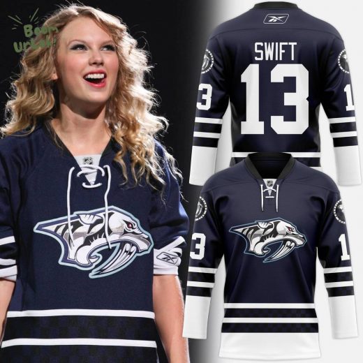 Nashville Predators Navy Taylor Swift jersey
