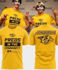Nashville Predators “PREDS IN THE COMMUNITI” T-shirt