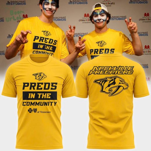 Nashville Predators “PREDS IN THE COMMUNITI” T-shirt