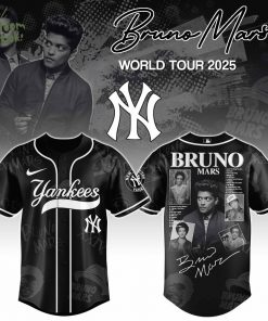 New York Yankees x Bruno Mars at Park MGM 2025 Jersey Editions Limited
