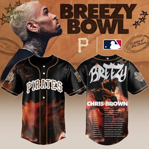 P Pirates x Chris Brown “Breezy Bowl XX Stadium World Tour” 2025 Jersey Editions Limited + Selling Out Fast
