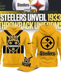 P.Steelers Throwback Jersey Design Limited Hoodie