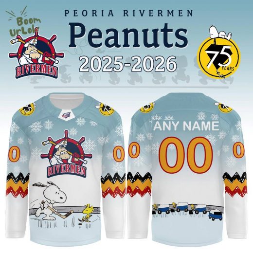Peoria Rivermen x Peanuts Night 2025 Limited Jerseys