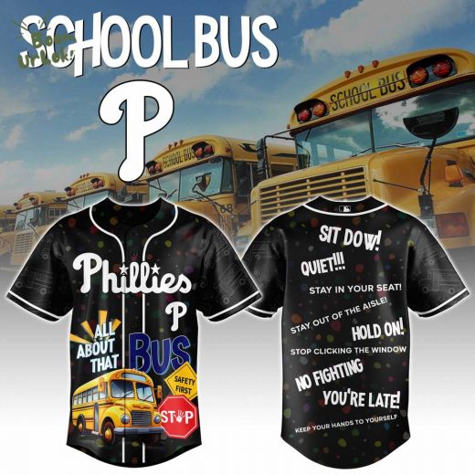 Philadelphia Phillies x Back to School 2025 Jersey Editions Limited Black