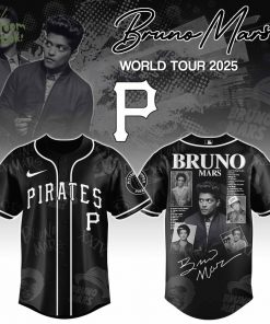 Pittsburgh Pirates x Bruno Mars at Park MGM 2025 Jersey Editions Limited