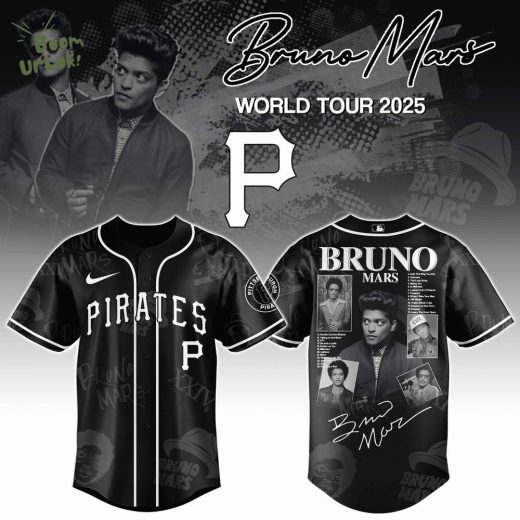 Pittsburgh Pirates x Bruno Mars at Park MGM 2025 Jersey Editions Limited