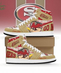 San Francisco 49ers AJ1 High Sneakers Shoes