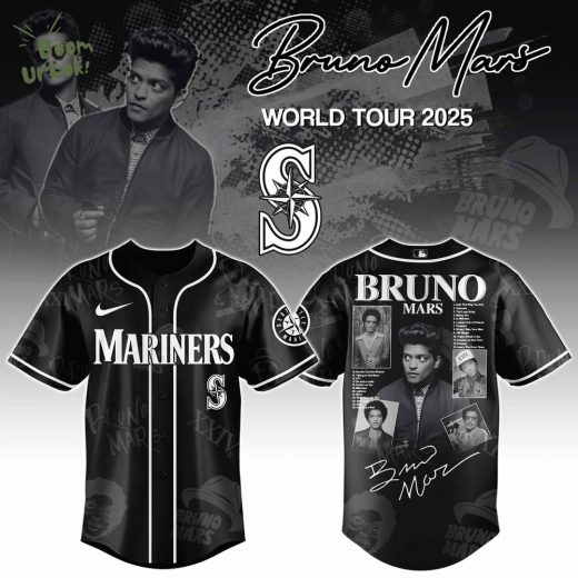Seattle Mariners x Bruno Mars at Park MGM 2025 Jersey Editions Limited