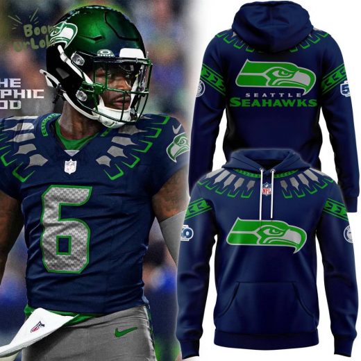 Seattle Seahawks Men’s New Logo 2025 Hoodie