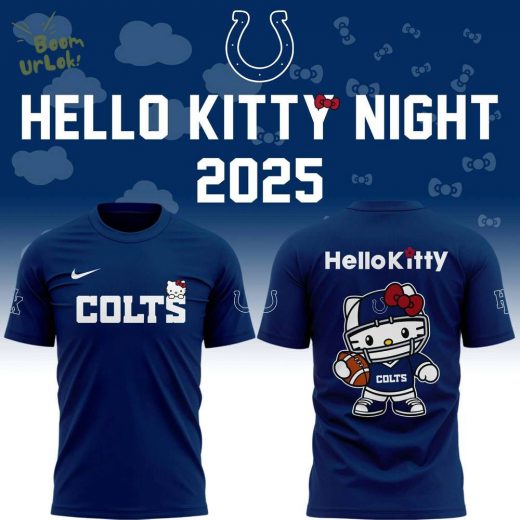 Special New Indianapolis Colts x Hello Kitty Tshirt