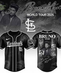 St. Louis Cardinals x Bruno Mars at Park MGM 2025 Jersey Editions Limited