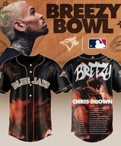 T B Jays x Chris Brown “Breezy Bowl XX Stadium World Tour” 2025 Jersey Editions Limited + Selling Out Fast