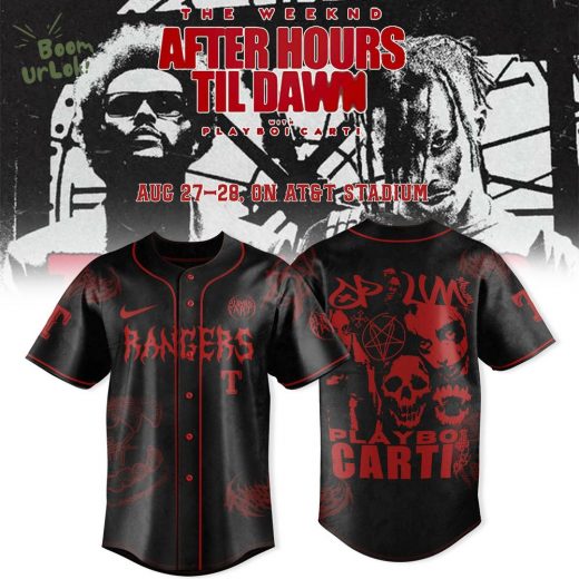 Texas Rangers x Playboi Carti – The Weeknd’s NA Tour Limited Fan Merch