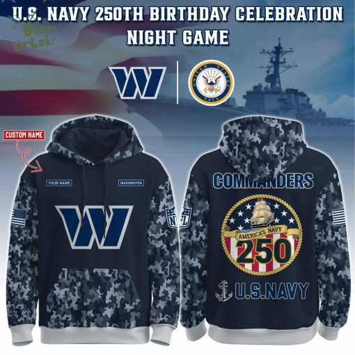 WAS-Navy 250th Birthday Hoodie Limited Edions