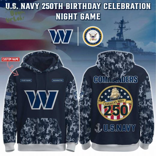 WAS-Navy 250th Birthday Hoodie Limited Edions