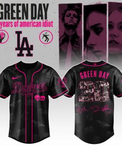 LA Dodgers x Green Day 20th Anniversary Jersey 2025 Editions Limited