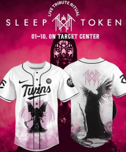 Minnesota Twins x Sleep Token: Even in Arcadia Tour Merch White Jersey
