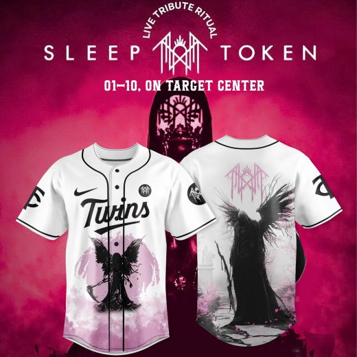 Minnesota Twins x Sleep Token: Even in Arcadia Tour Merch White Jersey