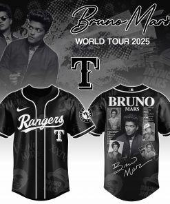 Texas Rangers x Bruno Mars at Park MGM 2025 Jersey Editions Limited