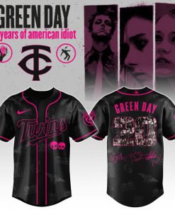 Minnesota Twins x Green Day 20th Anniversary Jersey 2025 Editions Limited