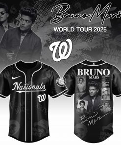Washington Nationals x Bruno Mars at Park MGM 2025 Jersey Editions Limited