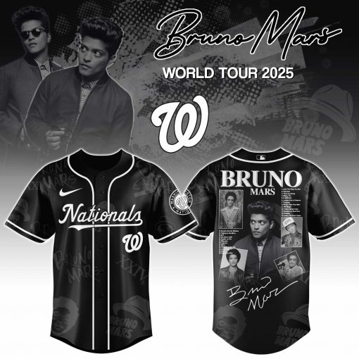 Washington Nationals x Bruno Mars at Park MGM 2025 Jersey Editions Limited