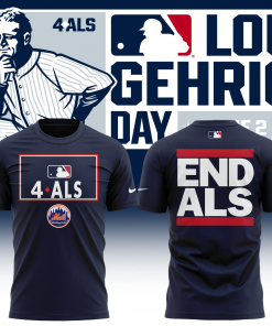 Exclusive Versio New York Mets Awareness to ALS Tshirt 2025