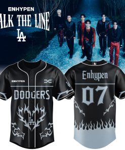 LA Dodgers x Enhypen Walk The Line Tour 2025 Jersey Editions Limited