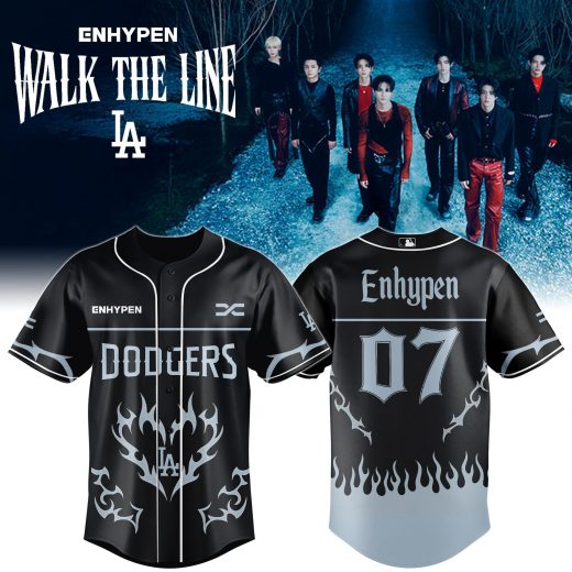 LA Dodgers x Enhypen Walk The Line Tour 2025 Jersey Editions Limited