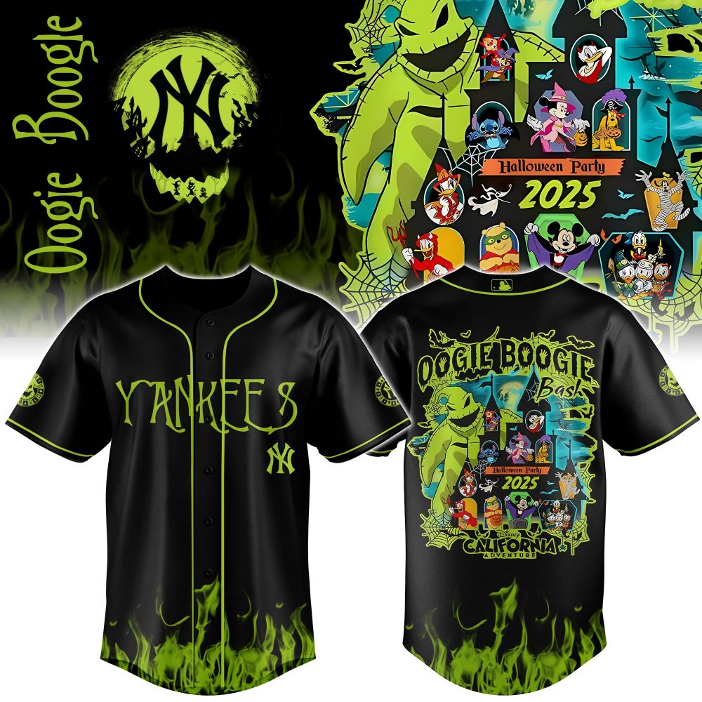 NY Yankees x Oogie Boogie Bash 2025 Halloween Baseball Jersey Editions Limited