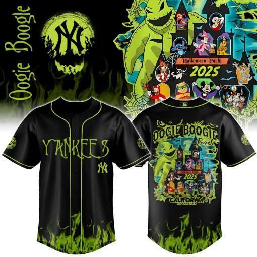 NY Yankees x Oogie Boogie Bash 2025 Halloween Baseball Jersey Editions Limited