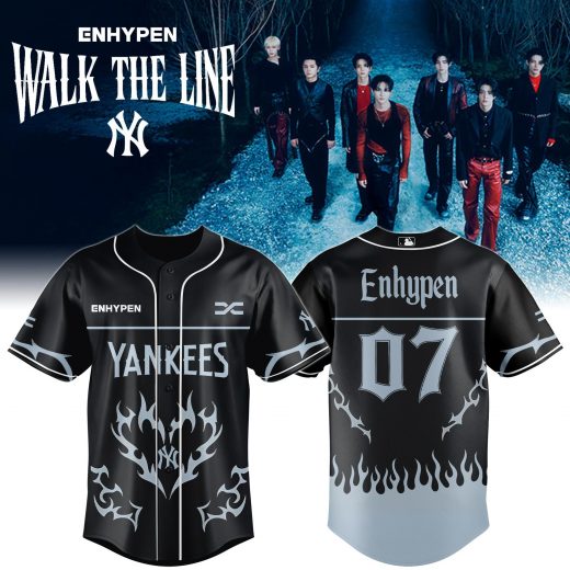 NY Yankees x Enhypen Walk The Line Tour 2025 Jersey Editions Limited